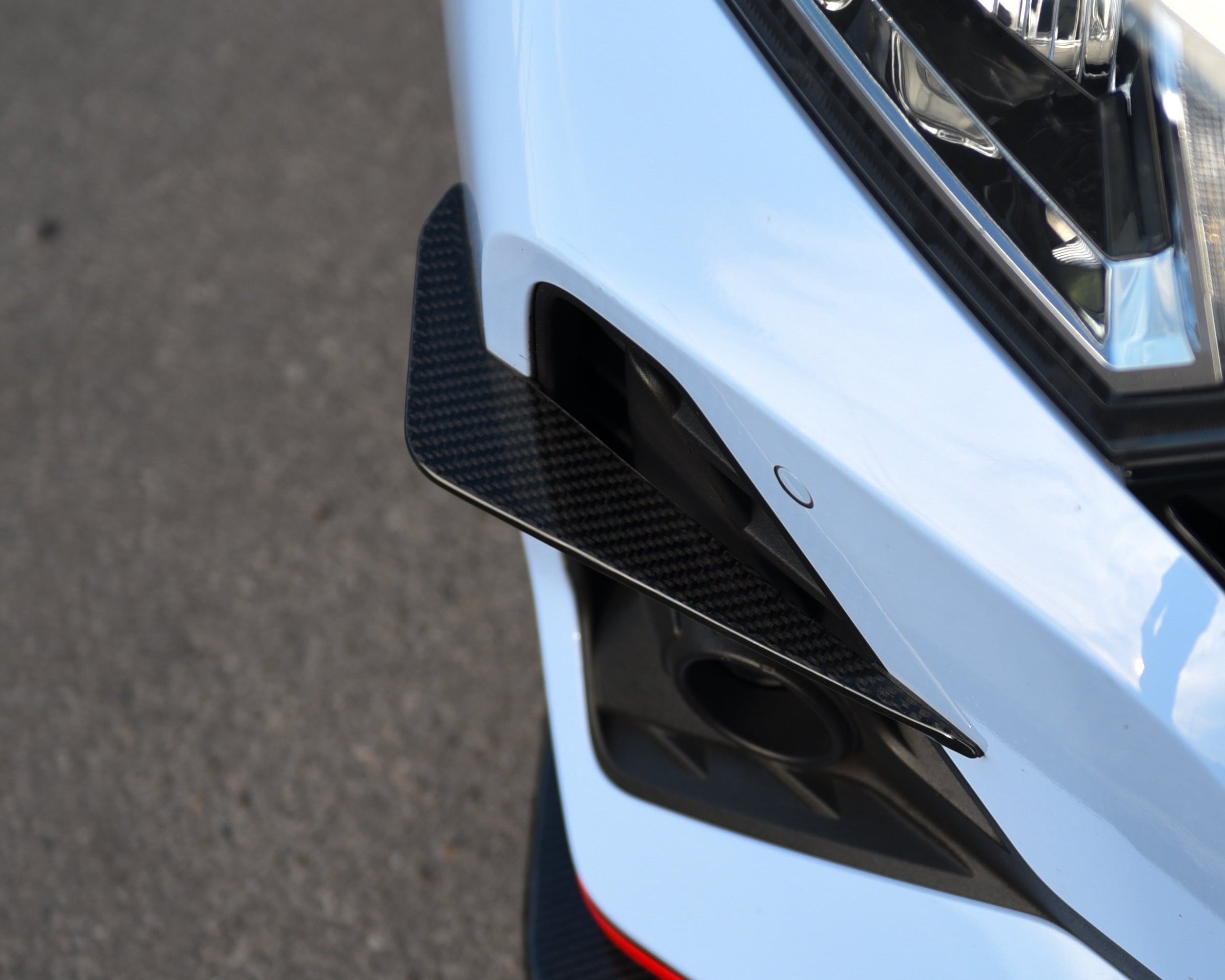 Canards in fibra di carbonio - Hyundai i20N