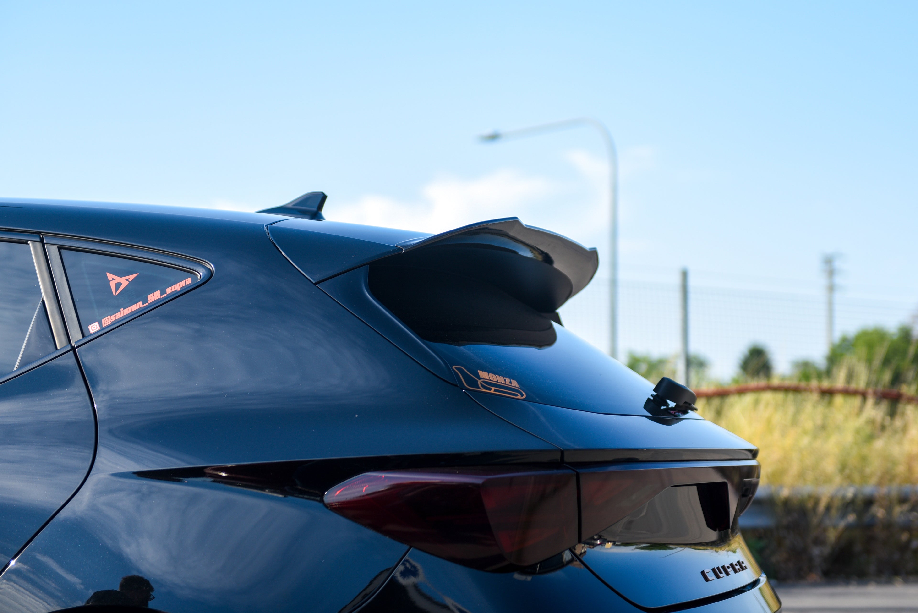 Spoiler in fibra di carbonio ducktail - Cupra Leon (fino 2024)